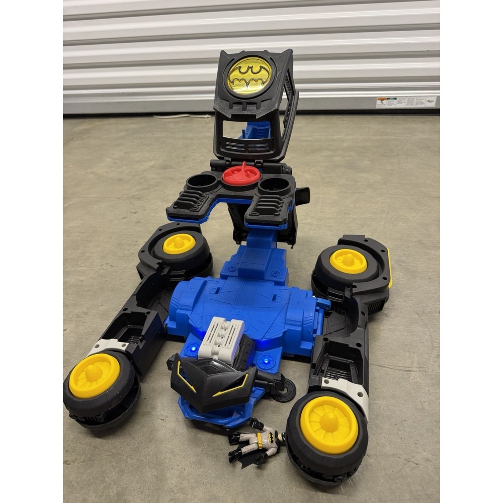 Fisher Price Imaginext DC Transforming BATMAN Batmobile R/C Car - Tested Works - Picture 6 of 15